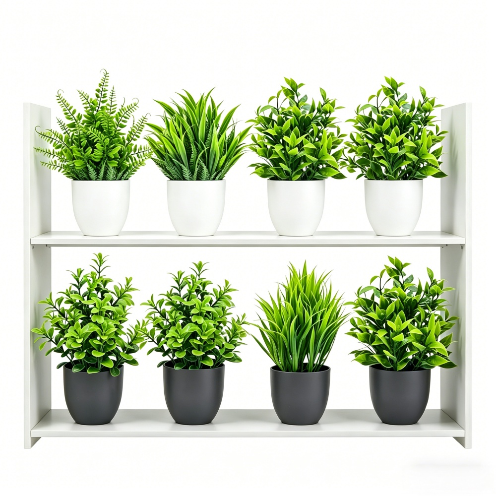Bonsai Garden Zen - مجموعة من 4 نباتات اصطناعية صغيرة