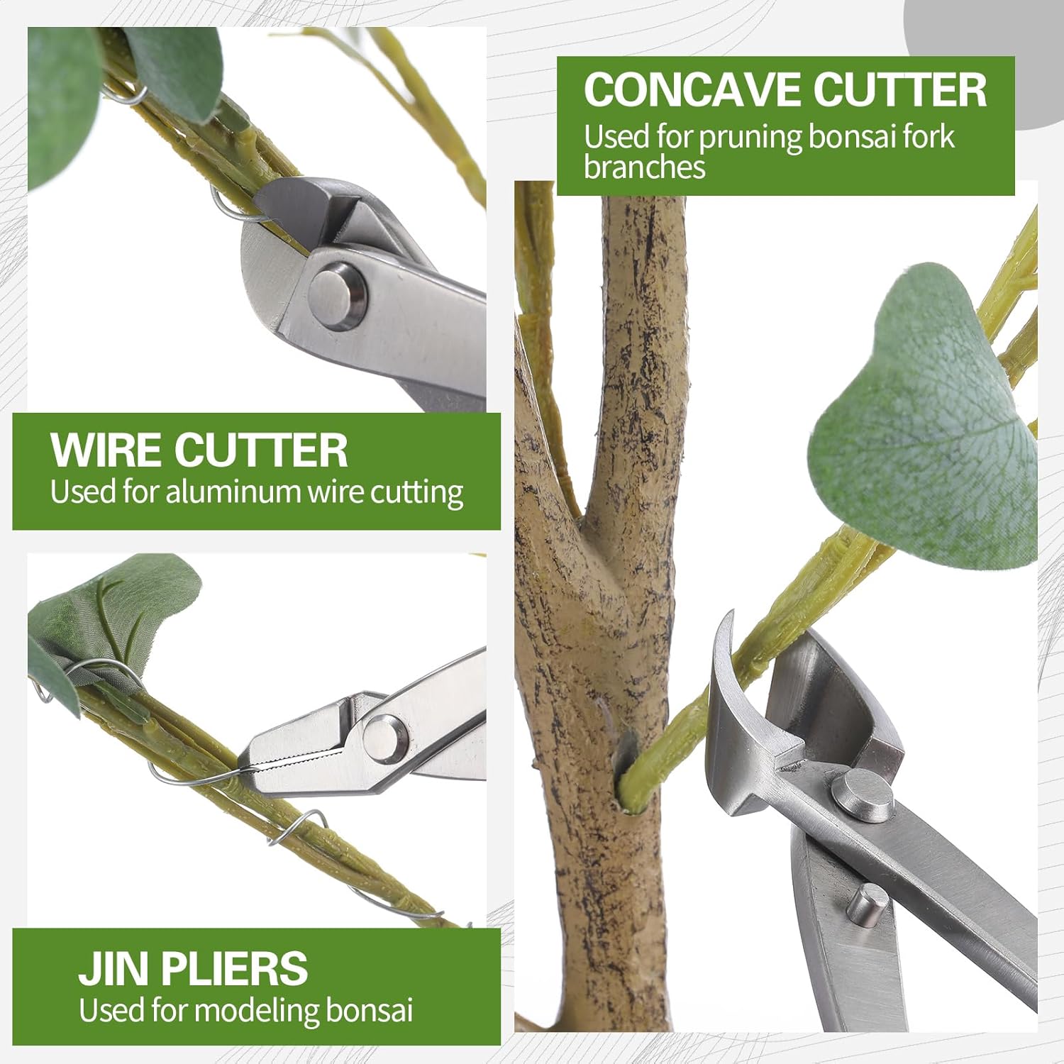 مجموعة أدوات بونساي احترافية،  - مراجعة Concave Branch Cutter وسعره