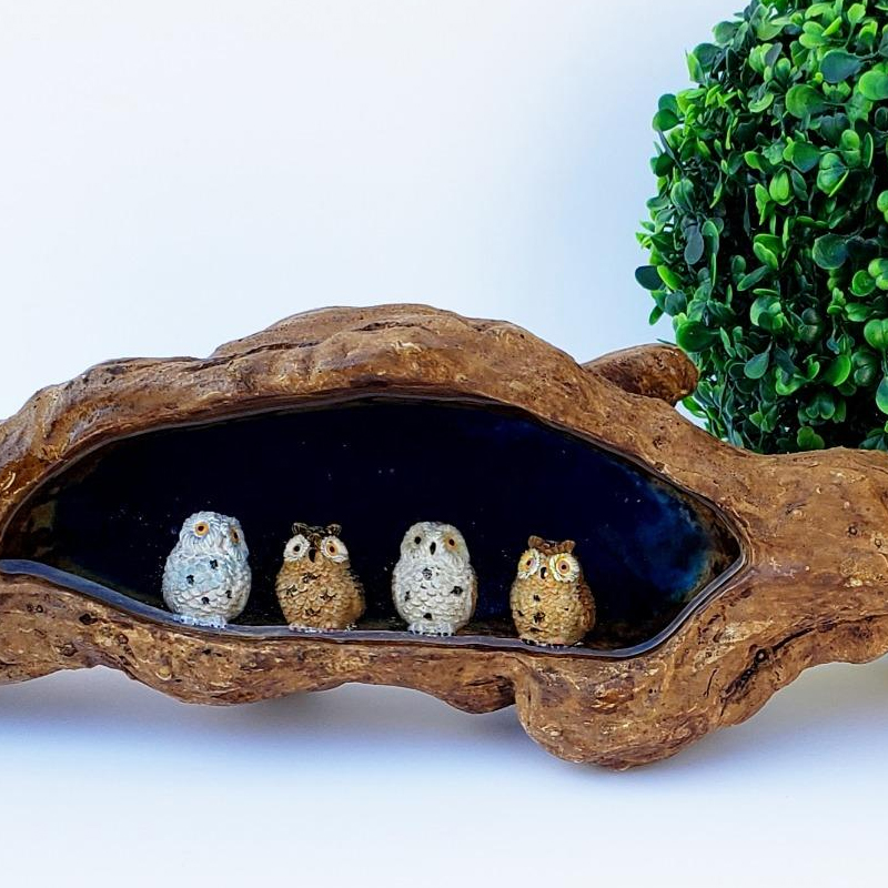 4 قطعة الراتنج البوم الصغيرة م - مراجعة Bonsai Garden Miniature وسعره