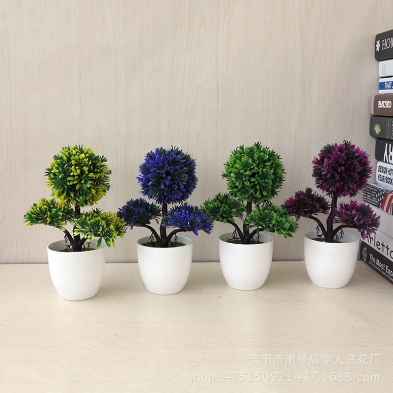 نباتات اصطناعية صغيرة في أصيص، - مراجعة Bonsai Garden Zen وسعره